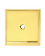 Polished Brass 1-1/4" [32.00MM] Backplate for Knobs by Alno - A611-14-PB