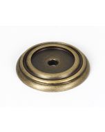 Antique English Matte 1-1/4" [32.00MM] Backplate for Knobs by Alno - A616-14-AEM