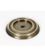 Polished Antique 1-1/2" [38.00MM] Backplate for Knobs by Alno - A616-38-PA