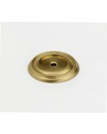 Satin Brass 1-1/2" [38.00MM] Backplate for Knobs by Alno - A616-38-SB