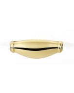 Polished Brass 3" [76.20MM] Cup Pull by Alno - A626-3-PB