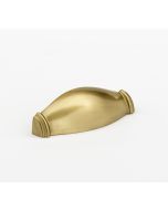 Satin Brass 3" [76.20MM] Cup Pull by Alno - A626-3-SB