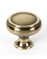 Polished Antique 1-1/2" [38.00MM] Knob by Alno - A626-38-PA
