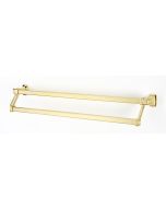 Polished Brass 26-1/4" [666.75MM] Double Towel Bar by Alno - A6525-25-PB