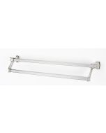 Polished Nickel 26-1/4" [666.75MM] Double Towel Bar by Alno - A6525-25-PN