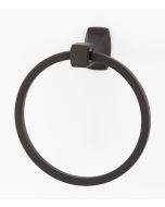 Chocolate Bronze 6" [152.50MM] Towel Ring by Alno - A6540-CHBRZ