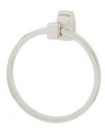 Polished Nickel 6" [152.50MM] Towel Ring by Alno - A6540-PN
