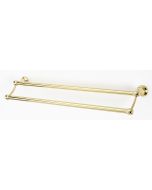 Polished Brass 26" [660.40MM] Double Towel Bar by Alno - A6625-24-PB