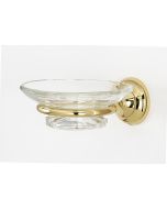 Polished Brass 4-5/16" [109.70MM] Soap Dish / Holder by Alno - A6630-PB