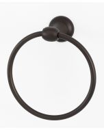 Chocolate Bronze 6" [152.50MM] Towel Ring by Alno - A6640-CHBRZ