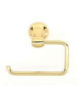 Polished Brass 3-1/2" [89.00MM] Single Post Tissue Holder by Alno - A6666-PB