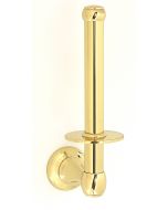 Polished Brass 7-15/16" [201.61MM] Single Post Tissue Holder by Alno - A6667-PB