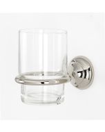 Polished Nickel  Tumbler with Holder by Alno - A6670-PN