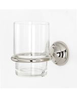 Polished Nickel Tumbler with Holder by Alno - A6670-PN