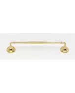 Polished Brass 12" [304.80MM] Towel Bar by Alno - A6720-12-PB