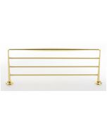 Polished Brass 24" [609.60MM] Towel Rack by Alno - A6726-24-PB