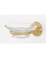 Satin Brass 4-5/16" [109.70MM] Soap Dish / Holder by Alno - A6730-SB