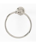 Polished Nickel 6" [152.50MM] Towel Ring by Alno - A6740-PN