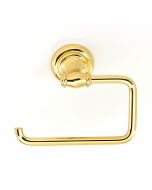 Polished Brass 5-1/2" [139.70MM] Single Post Tissue Holder by Alno - A6766-PB