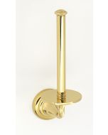 Polished Brass 6-3/4" [171.45MM] Single Post Tissue Holder by Alno - A6767-PB