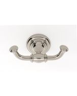 Polished Nickel 4-1/2" [114.00MM] Double Robe Hook by Alno - A6784-PN