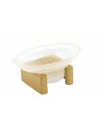 Satin Brass 2-3/4" [69.85MM] Soap Dish / Holder by Alno - A6835-SB