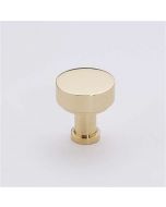 Polished Brass 3/4" [19.00MM] Knob by Alno sold in Each - A716-34-PB