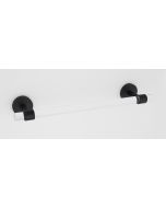 Matte Black 18" [457.20MM] Towel Bar by Alno - A7220-18-MB