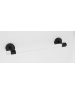 Matte Black 24" [609.60MM] Towel Bar by Alno - A7220-24-MB