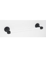 Matte Black 12" [304.80MM] Towel Bar by Alno - A7320-12-MB