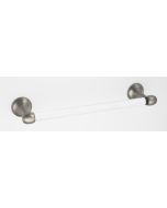 Satin Nickel 12" [304.80MM] Towel Bar by Alno - A7320-12-SN