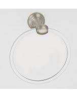 Satin Nickel 6" [152.50MM] Towel Ring by Alno - A7340-SN
