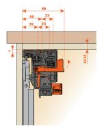 Salice  Front Mounting Clip  A750.10