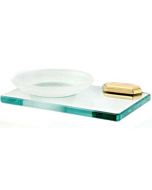 Polished Brass 6-3/4" [171.45MM] Soap Dish by Alno - A7730-PB