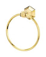 Polished Brass 7" [178.00MM] Towel Ring by Alno - A7740-PB