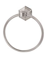 Satin Nickel 7" [178.00MM] Towel Ring by Alno - A7740-SN