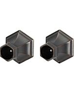 Barcelona 1-1/4" [32.00MM] Shower Rod by Alno - A7746-BARC