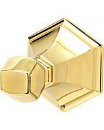 Polished Brass 2-3/8" [60.00MM] Robe Hook by Alno - A7780-PB