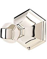 Polished Nickel 2-3/8" [60.00MM] Robe Hook by Alno - A7780-PN
