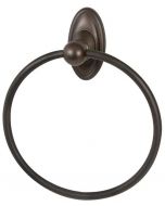 Chocolate Bronze 7" [178.00MM] Towel Ring by Alno - A8040-CHBRZ