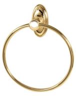 Polished Brass 7" [178.00MM] Towel Ring by Alno - A8040-PB