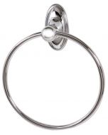 Polished Chrome 7" [178.00MM] Towel Ring by Alno - A8040-PC
