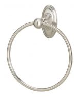 Satin Nickel 7" [178.00MM] Towel Ring by Alno - A8040-SN