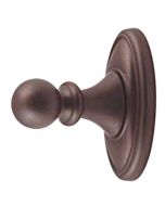 Chocolate Bronze 3-1/2" [89.00MM] Robe Hook by Alno - A8080-CHBRZ