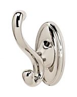 Polished Nickel 4-1/16" [103.50MM] Robe Hook by Alno sold in Each - A8099-PN