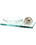Satin Nickel 6-3/4" [171.45MM] Soap Dish by Alno - A8330-SN