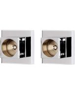 Polished Chrome 2" [51.00MM] Shower Rod by Alno - A8446-PC