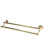 Polished Brass 24" [609.60MM] Towel Bar by Alno sold in Each - A9025-24-PB