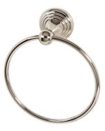 Polished Nickel 7" [178.00MM] Towel Ring by Alno - A9040-PN