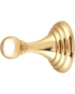 Polished Brass 2-5/8" [67.00MM] Robe Hook by Alno sold in Each - A9075-PB